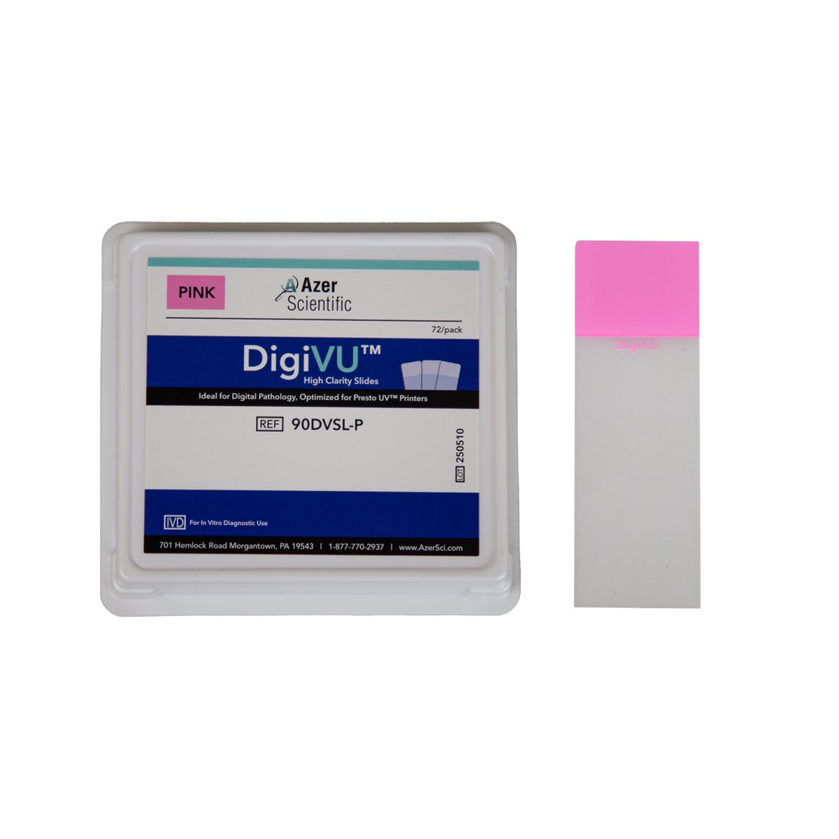 DigiVU™ Microscope Slide, 90 degree corner | Azer Scientific